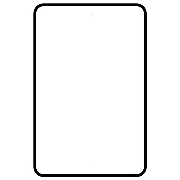 Custom Aluminum Sign, Non-Reflective, 18 X 24