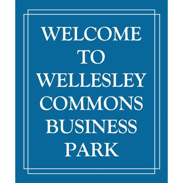 Back Engraved Custom Interior Sign, Blue, 10 X 12