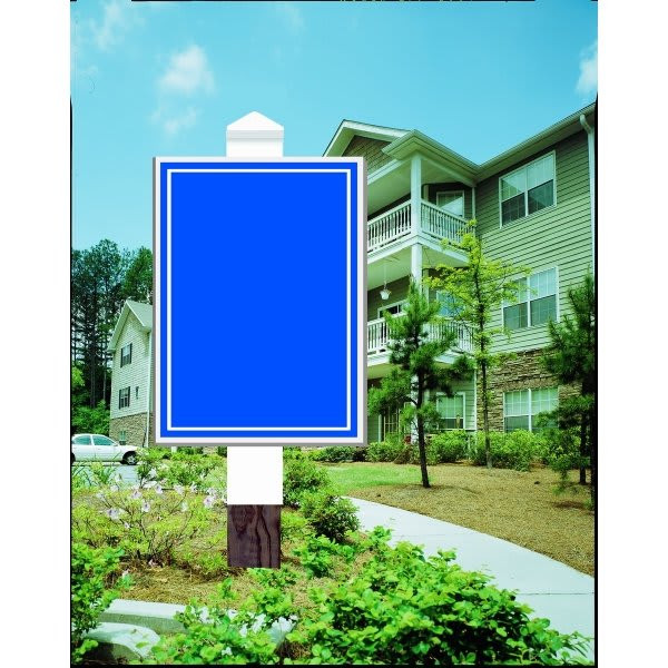 Custom Economy Vertical Sign, Non-Reflective, 16 X 22