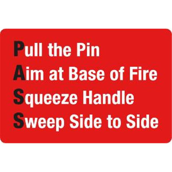 Sign Pass Pull Aim Squeeze Sweep 6x9"