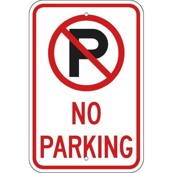 Brady 18x 12 In. “no Parking” Sign
