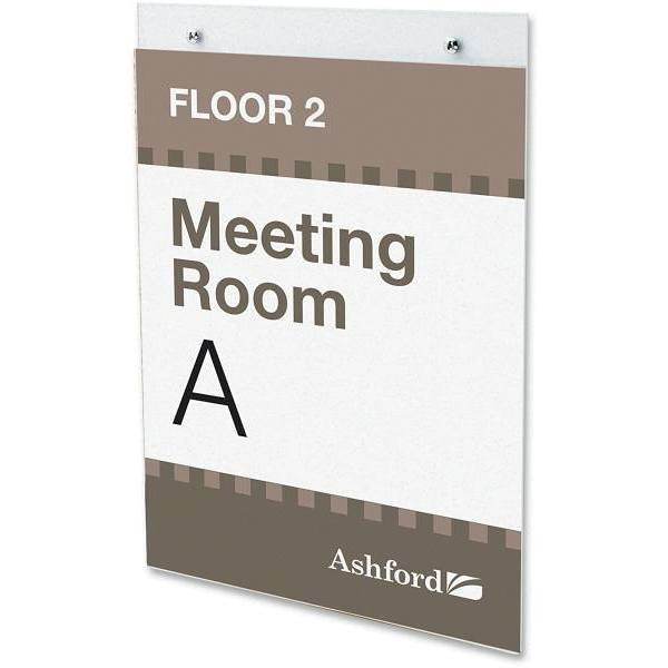 Deflect-O Classic Vertical Image Wall-Mount Sign Holders