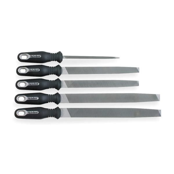 Crescent 5 Pc 6, 8 & 10 General Purpose File Set With Ergonomic Handles