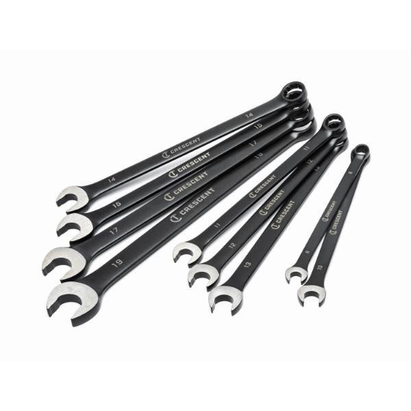 Crescent 9 Piece X10 12 Point Long Pattern Combination Metric Wrench Set