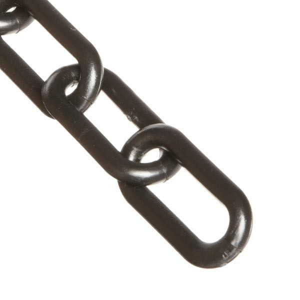 Mr. Chain 1 Inch  X 100 Foot Black Plastic Barrier Chain
