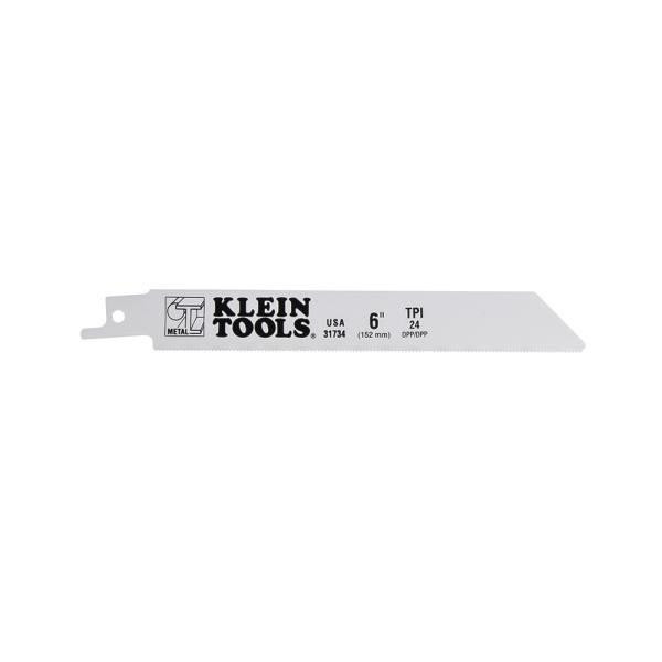 Klein Tools 6 Saw Blade 24 Tpi For 18 Ga Metal