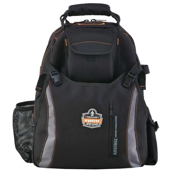 Ergodyne Arsenal 5843 Tool Backpack Dual Compartment, Black