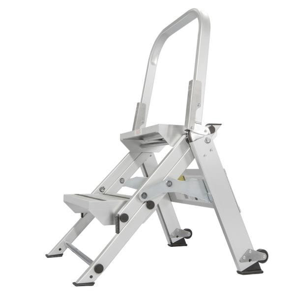 Xtend + Climb 2 Step Aluminum 300-Lb Type Ia Step Ladder
