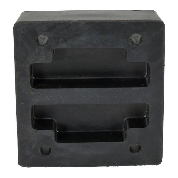 Vestil B-1213-4 Rubber Molded Dock Bumper, Rectangular