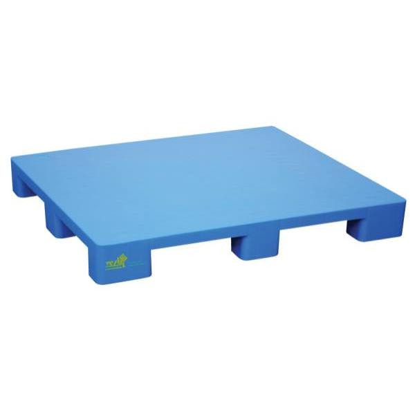 Vestil Plps-4840-9l Hygienic Blue Polyethylene Solid-Deck Skid With 9 Legs