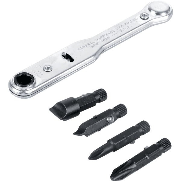 General Tool 5-Piece Offset Screwdriver Set