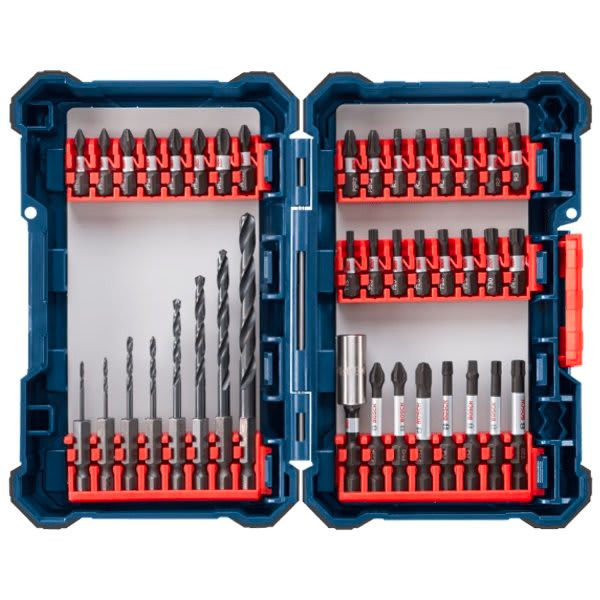 Bosch 40 Pc. Impact Tough Drill Drive Custom Case System Set
