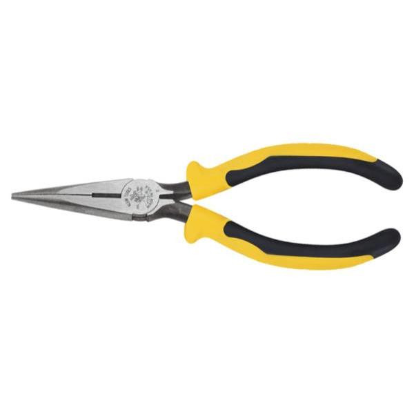 Klein Tools Yellow/Black Long-Nose Side Cutting Plier 6"