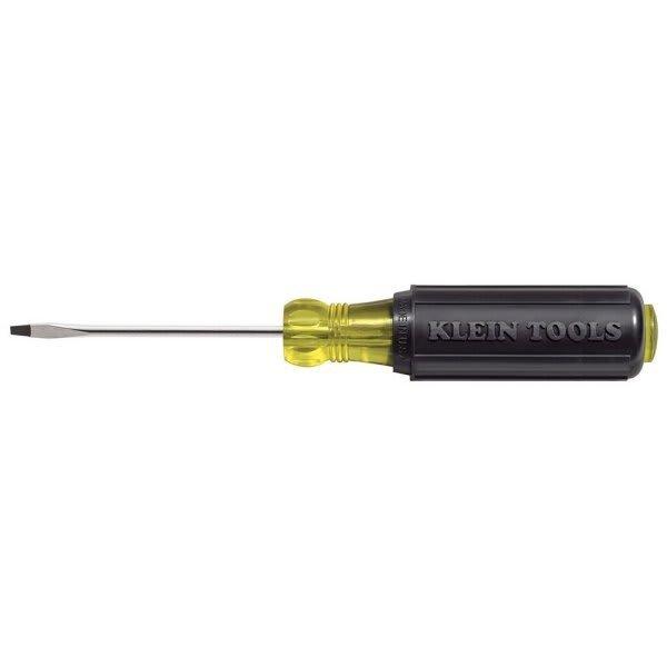 Klein Tools Black Keystone Tip Mini Screwdriver 4.75" W/Round Shank 2"