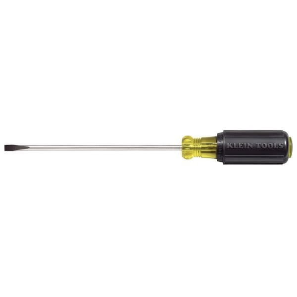 Klein Tools Bk Cabinet Tip Flat Head Screwdriver 13.75" W/Round Shank 10"