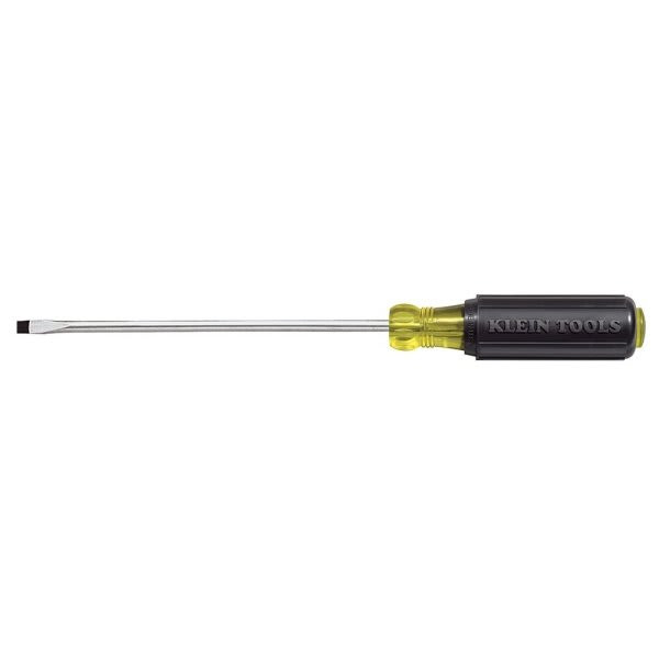 Klein Tools Black Cabinet Tip Mini Screwdriver 5.75" W/Round Shank 3''