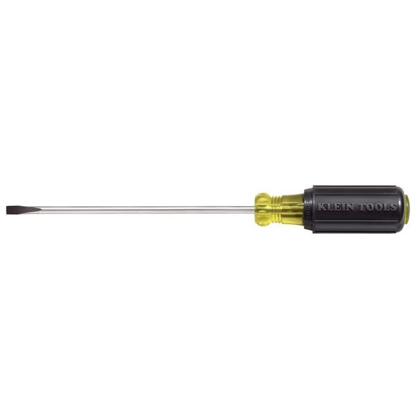 Klein Tools Black Cabinet Tip Screwdriver 7.75" With Round Shank 4''
