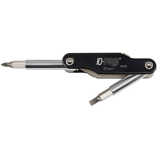 Klein Tools 10-In-1 Folding Screwdriver/Nut Driver