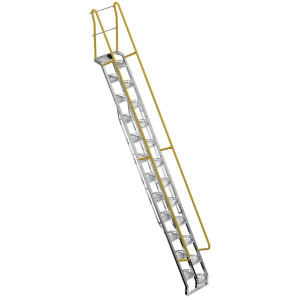 Vestil Galvanized Alternate Tread Stair Ats-14-56-Hdg