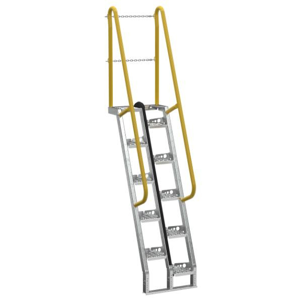 Vestil Galvanized Alternate Tread Stair Ats-6-68-Hdg