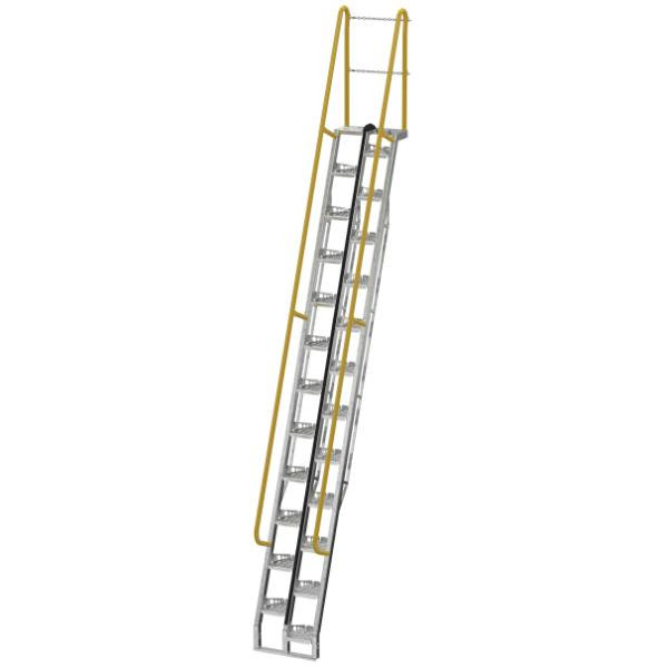 Vestil Galvanized Alternate Tread Stair Ats-14-68-Hdg