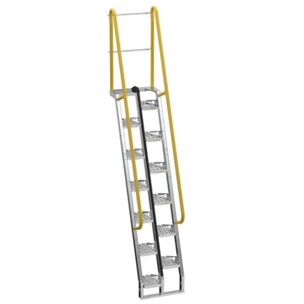 Vestil Galvanized Alternate Tread Stair Ats-8-68-Hdg