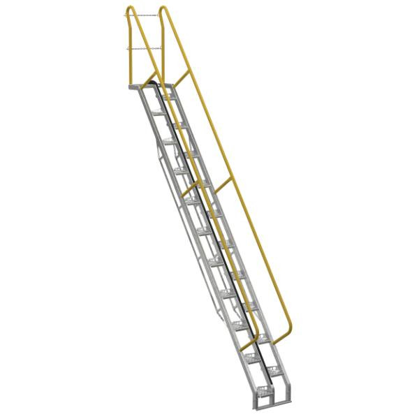 Vestil Galvanized Alternate Tread Stair Ats-13-56-Hdg