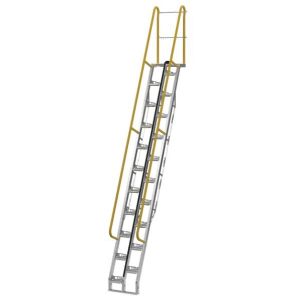 Vestil Galvanized Alternate Tread Stair Ats-13-68-Hdg