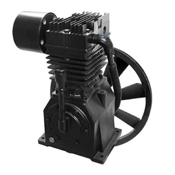 Powermate Two Stage Inline Twin Cylinder Oil Lubricated Pump, 7.5 Rhp