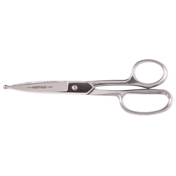 Klein Tools Stainless Steel Straight Ball Point Trimmer 8"