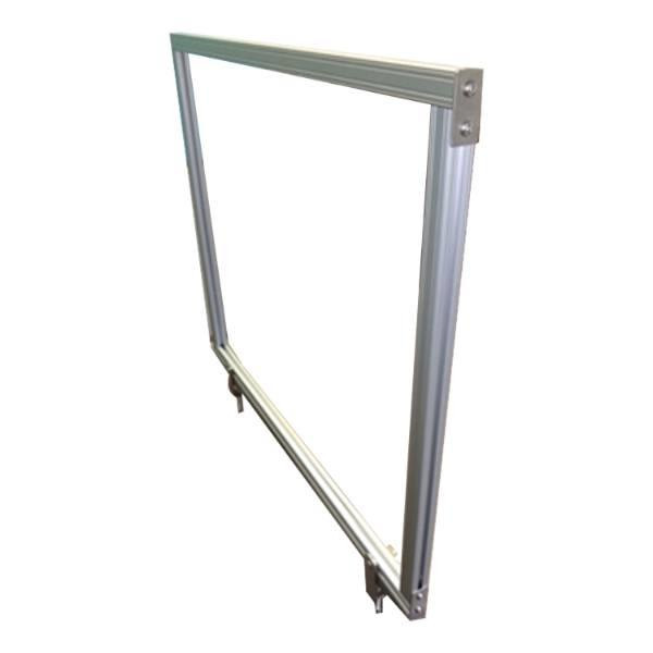 Ghent 24h X 59w Desktop Plastic Protection Screen, Frosted