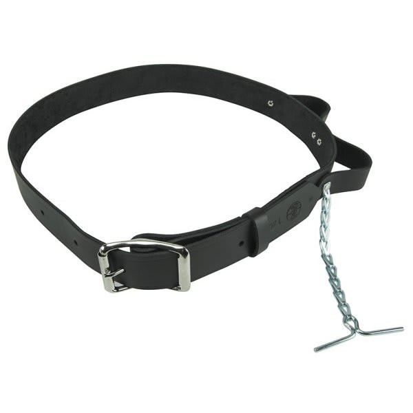 Klein Tools Large Black Electrician'S Leather Tool Belt