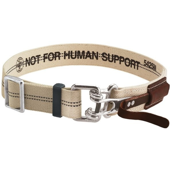Klein Tools Medium Tan Tool Belt With Quick Release Buckle