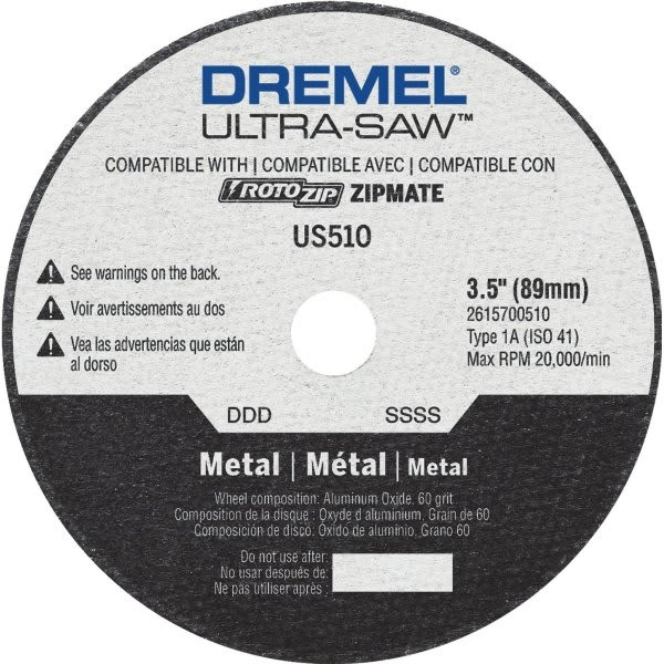 Dremel Rotozip Zipmate 3-1/2" Metal Cut-Off Wheel