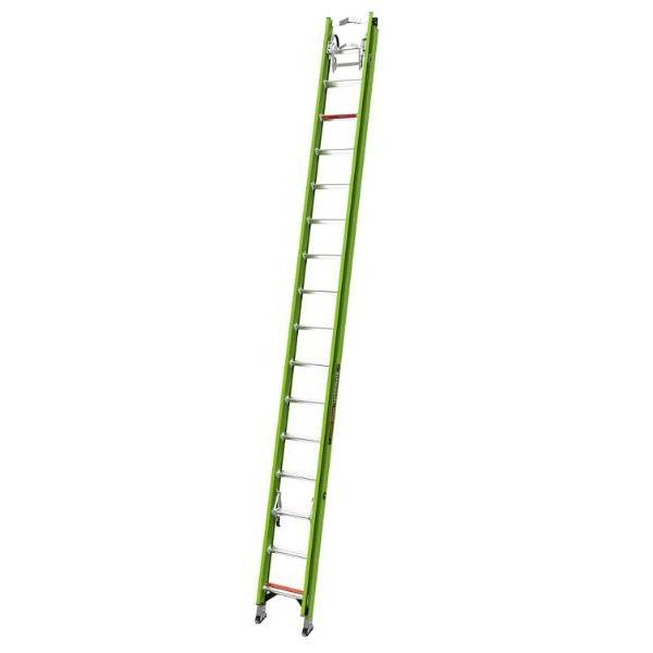 Little Giant Ladders 32' Type Iaa 375 Lb Rated Fiberglass Ladder With Ground Cue