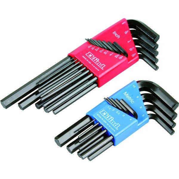 Eklind 22-Piece Fractional/Metric Hex-L Key Combo Set