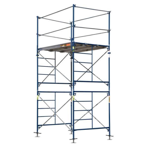 Metaltech 10 Ft. X 5 Ft. X 7 Ft. Safer Stack, 2 Story Fixed Scaffold Tower