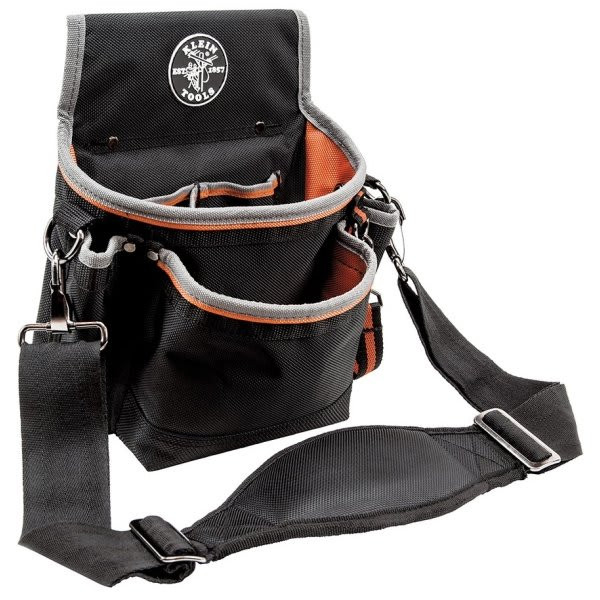 Klein Tools Tradesman Pro 15-Pocket Black Tool Pouch