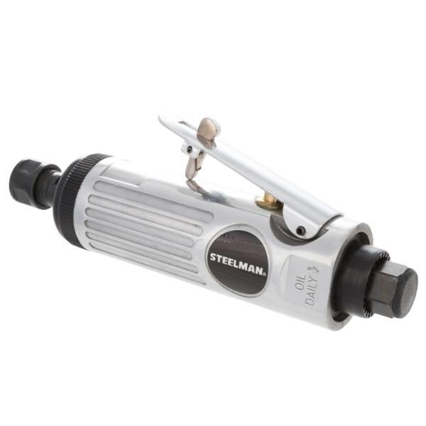Steelman 1/4-Inch Pneumatic Die Grinder With Rear Exhaust