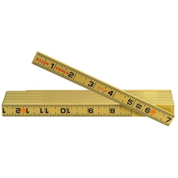 Klein Tools Outside Reading Fiberglass Folding Rule