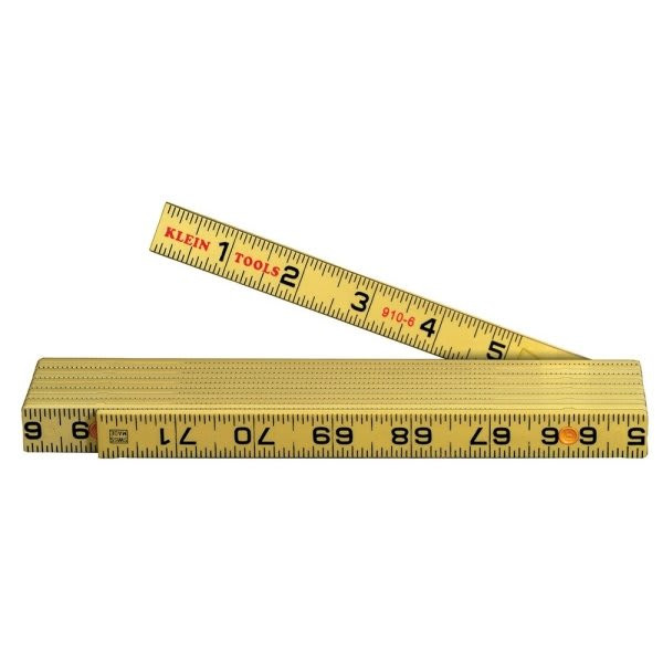 Klein Tools Inside Reading Fiberglass Folding Rule