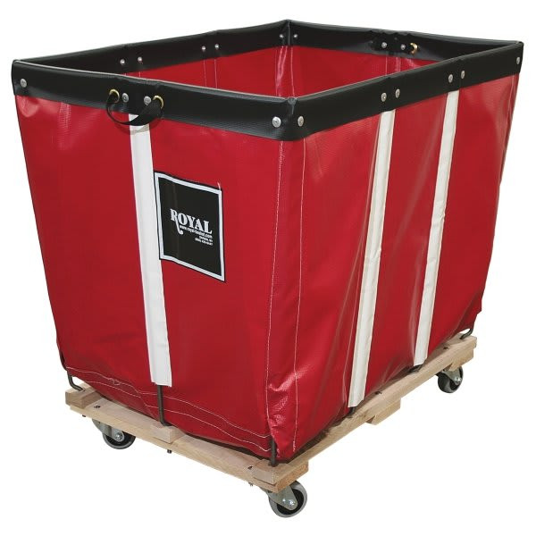 Royal Basket Trucks 20 Bushel Vinyl Basket Truck Red