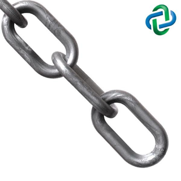 Mr. Chain 1 Inch X 25 Ft. Silver Plastic Barrier Chain