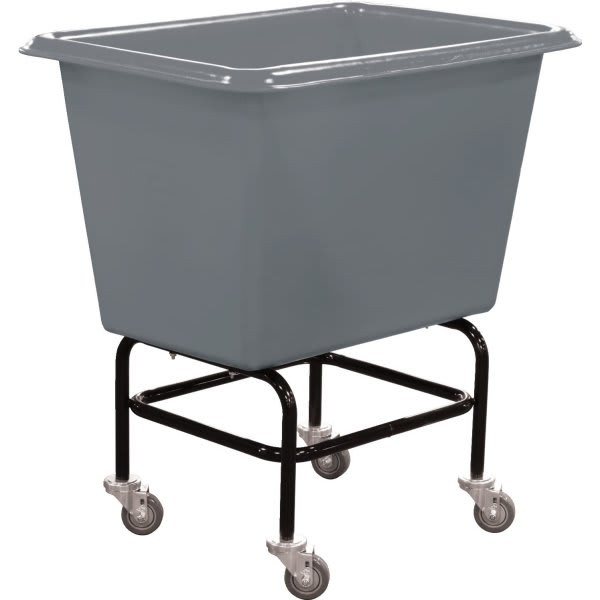 Royal Basket Trucks 6 Bushel Polyethylene Elevated Truck, Gray