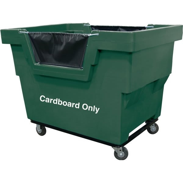 Royal Basket Trucks 26.5 Cubic Foot Mail Truck, Green, With Cardboard Only Decal
