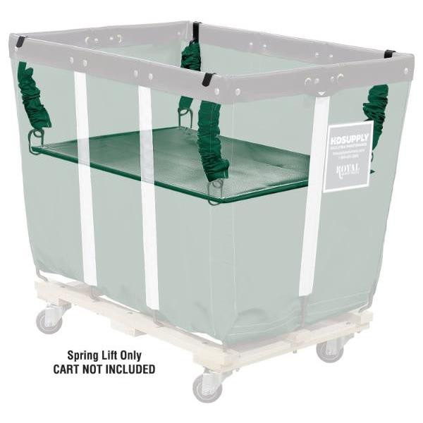 Royal Basket Trucks Spring Lift For 14 Bushel Basket Truck, Green