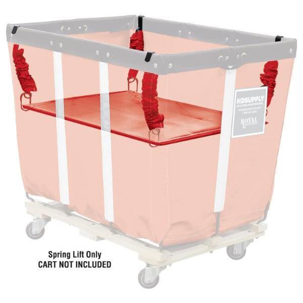 Royal Basket Trucks Spring Lift For 14 Bushel Basket Truck, Red
