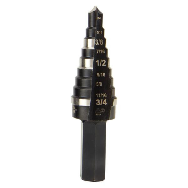 Klein Tools Step Drill Bit Number 3 Double-Fluted