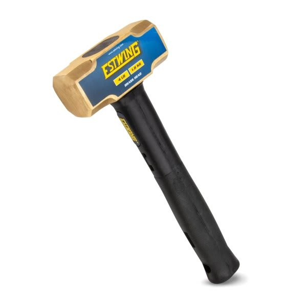 Estwing 4 Pound Brass Sledge Hammer 12 Inch Indestructible Handle