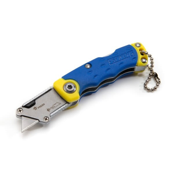 Estwing Mini Folding Lock Back Utility Knife With Disposable Razor Blade